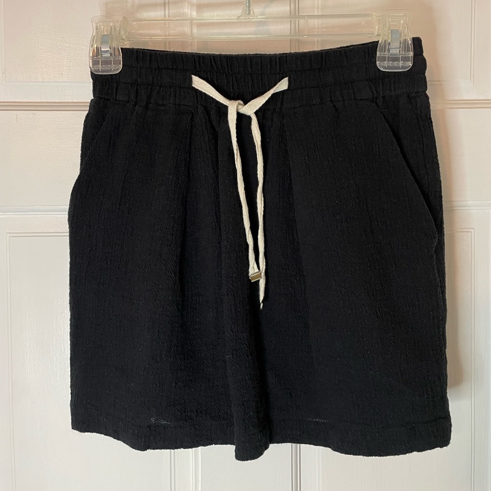 Black Kimchi Blue Cotton/Linen Blend Mini Skirt Lined Size Small